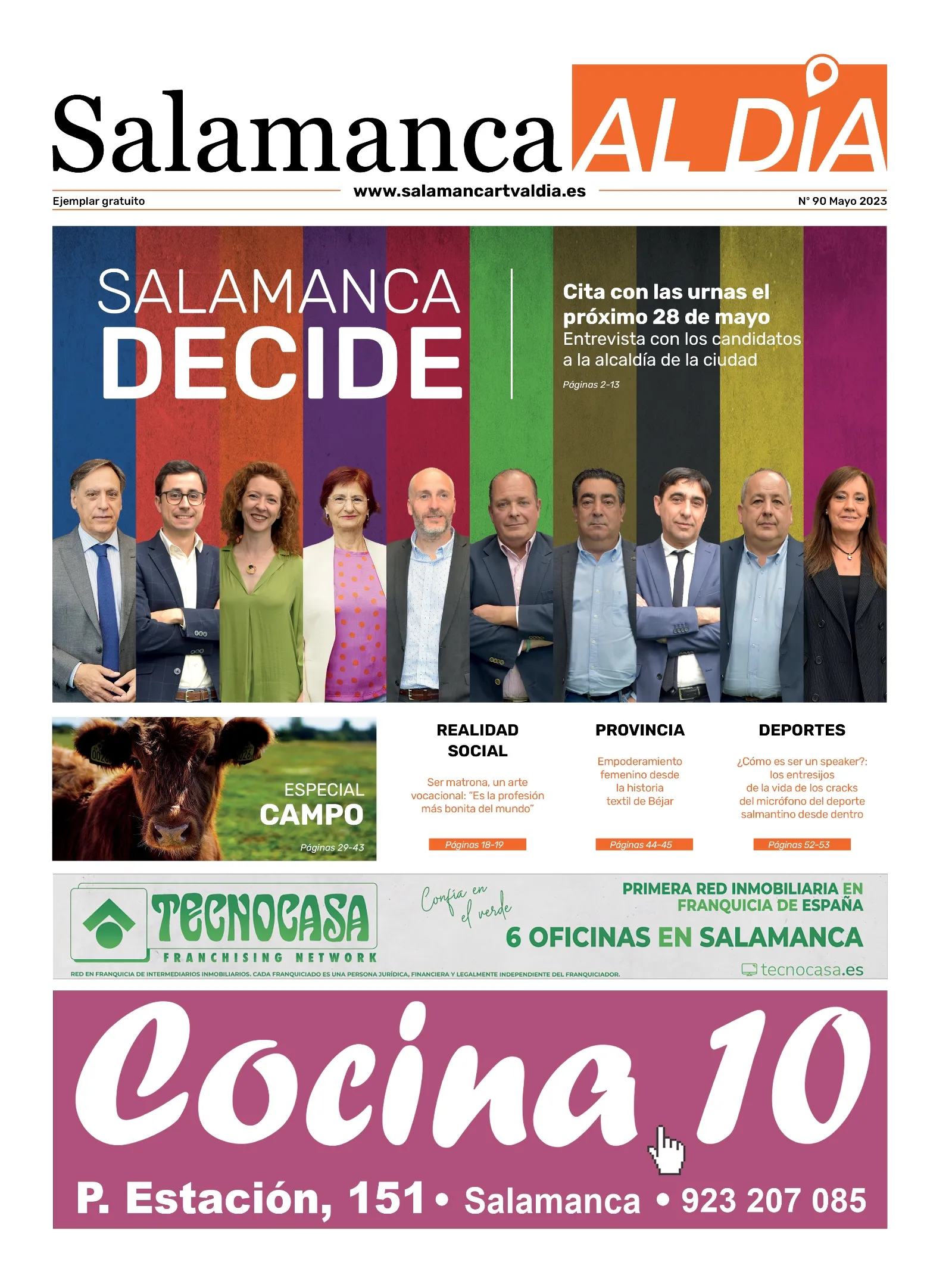 Foto 2 - El n&uacute;mero de mayo del peri&oacute;dico de papel SALAMANCA AL D&Iacute;A ya est&aacute; en la calle