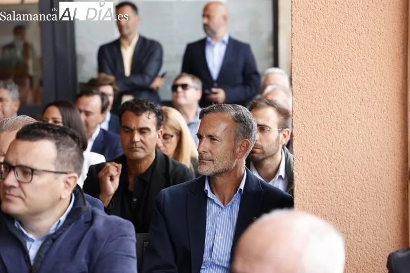 Acto de entrega del I Premio ‘Empresario del Año de Salamanca’ al presidente y fundador del Grupo Andrés, Eustaquio Andrés. Foto de David Sañudo