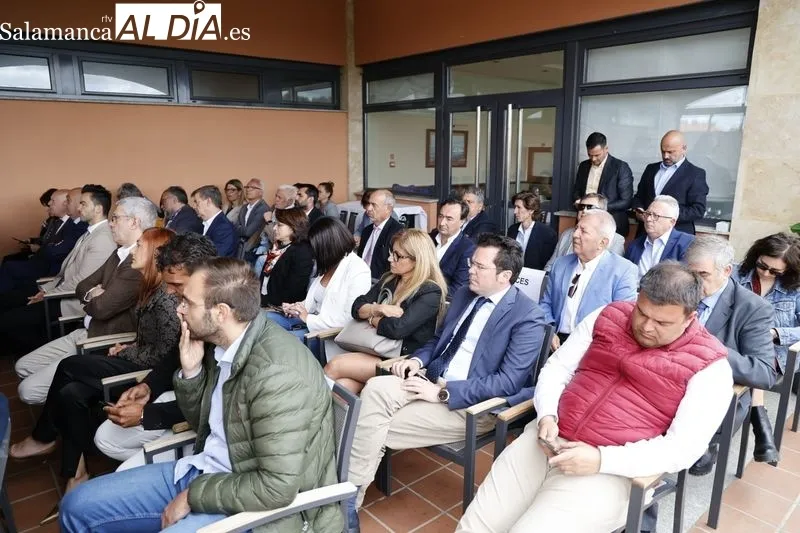 Acto de entrega del I Premio ‘Empresario del Año de Salamanca’ al presidente y fundador del Grupo Andrés, Eustaquio Andrés. Foto de David Sañudo