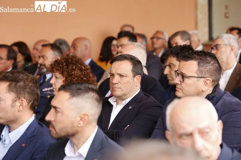 Acto de entrega del I Premio ‘Empresario del Año de Salamanca’ al presidente y fundador del Grupo Andrés, Eustaquio Andrés. Foto de David Sañudo