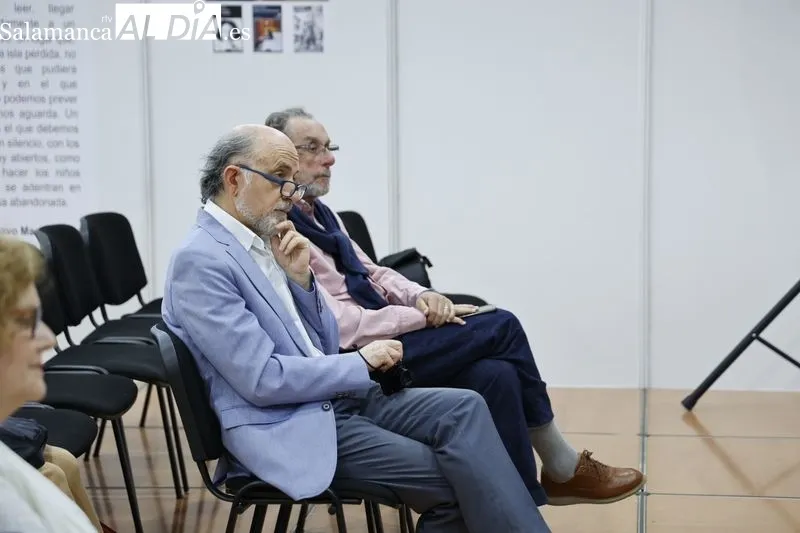 Presentación en la Plaza Mayor del libro sobre Nebrija y Salamanca. Foto de David Sañudo