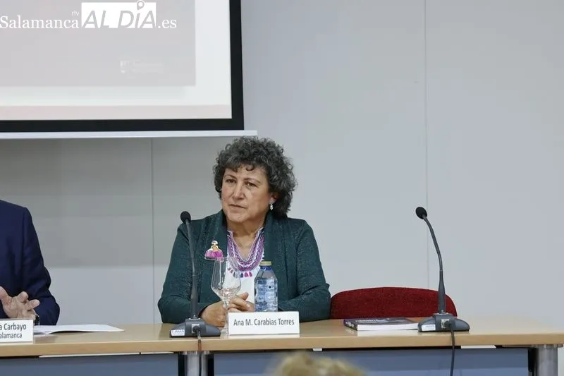 Presentación en la Plaza Mayor del libro sobre Nebrija y Salamanca. Foto de David Sañudo