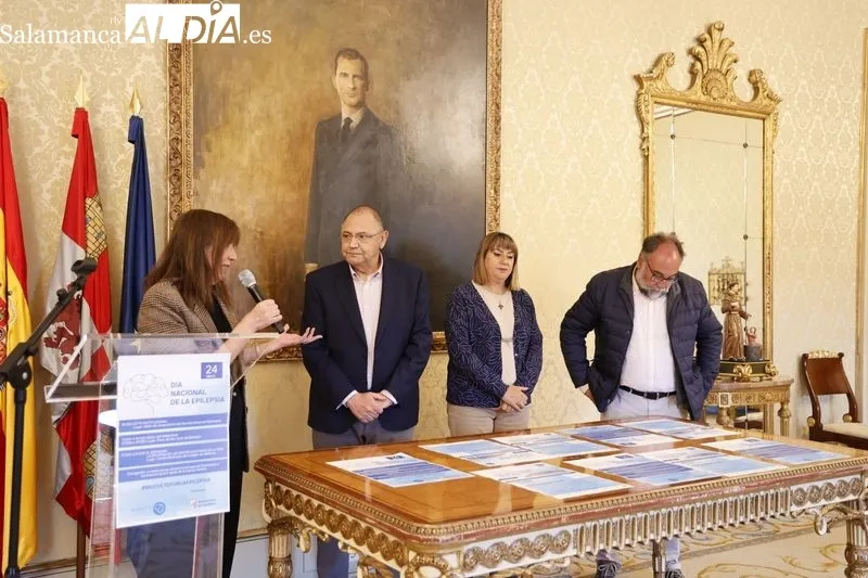 Recepción en el Ayuntamiento a la Asociación de Personas con Epilepsia de Castilla y León (Aspecyl). Foto de David Sañudo