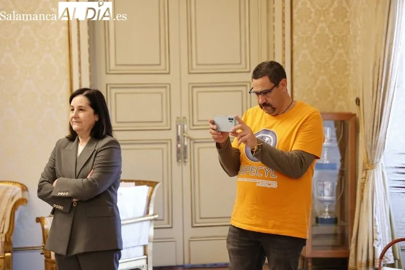 Recepción en el Ayuntamiento a la Asociación de Personas con Epilepsia de Castilla y León (Aspecyl). Foto de David Sañudo