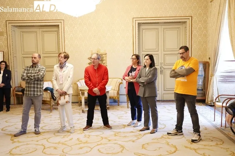 Recepción en el Ayuntamiento a la Asociación de Personas con Epilepsia de Castilla y León (Aspecyl). Foto de David Sañudo