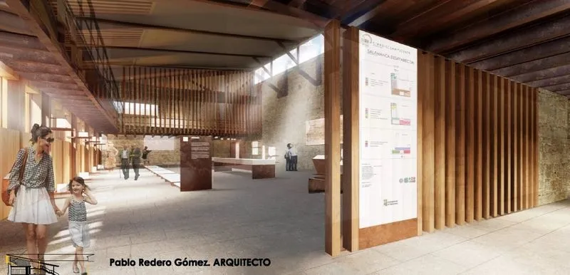 Recreación del interior del Museo, con motivo de este proyecto