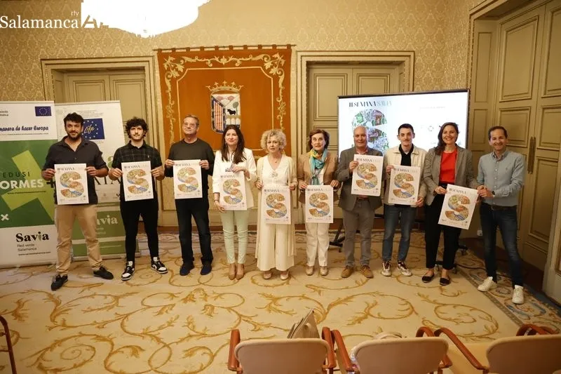 Presentación en el Ayuntamiento de Salamanca de la tercera Semana Savia. Foto de David Sañudo
