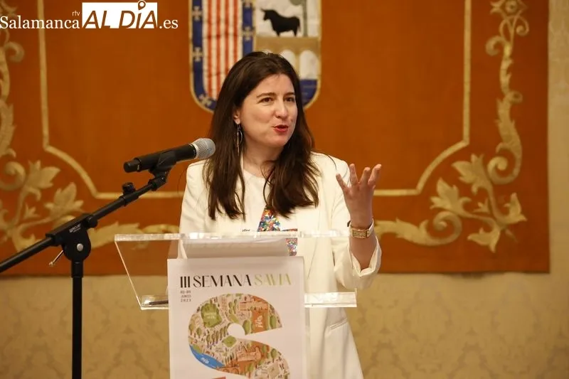 Presentación en el Ayuntamiento de Salamanca de la tercera Semana Savia. Foto de David Sañudo