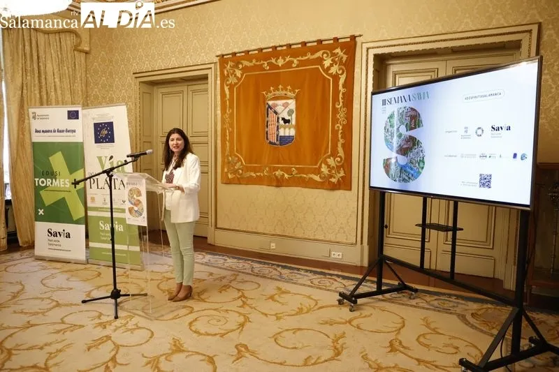 Presentación en el Ayuntamiento de Salamanca de la tercera Semana Savia. Foto de David Sañudo