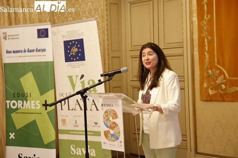 Presentación en el Ayuntamiento de Salamanca de la tercera Semana Savia. Foto de David Sañudo