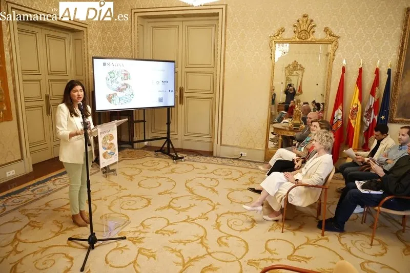 Presentación en el Ayuntamiento de Salamanca de la tercera Semana Savia. Foto de David Sañudo