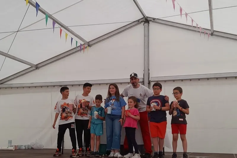 Teo Marcos ofrecía un taller de coctelería en El Campo de Peñaranda