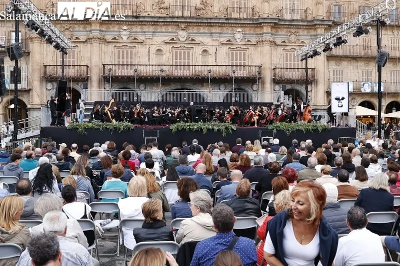 Foto 40 - Homenaje a Tom&aacute;s Bret&oacute;n con un concierto con m&aacute;s de 200 m&uacute;sicos y coralistas salmantinos