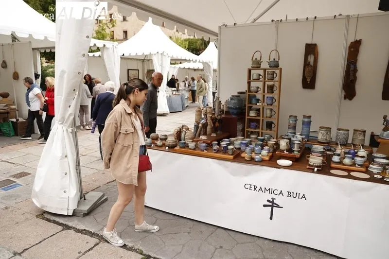 La plaza de Los Bandos acoge la 48 Feria Internacional de Alfarería y Cerámica. Fotos: David Sañudo