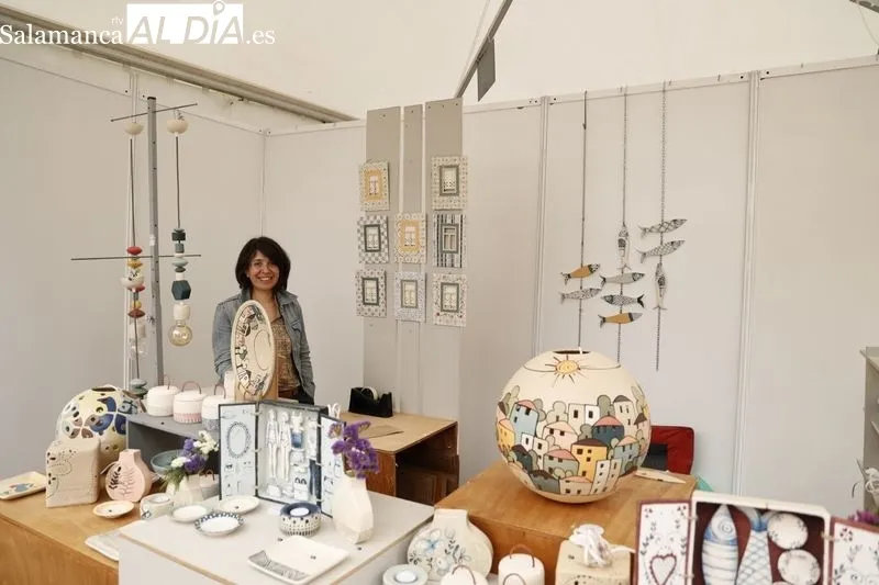 La plaza de Los Bandos acoge la 48 Feria Internacional de Alfarería y Cerámica. Fotos: David Sañudo