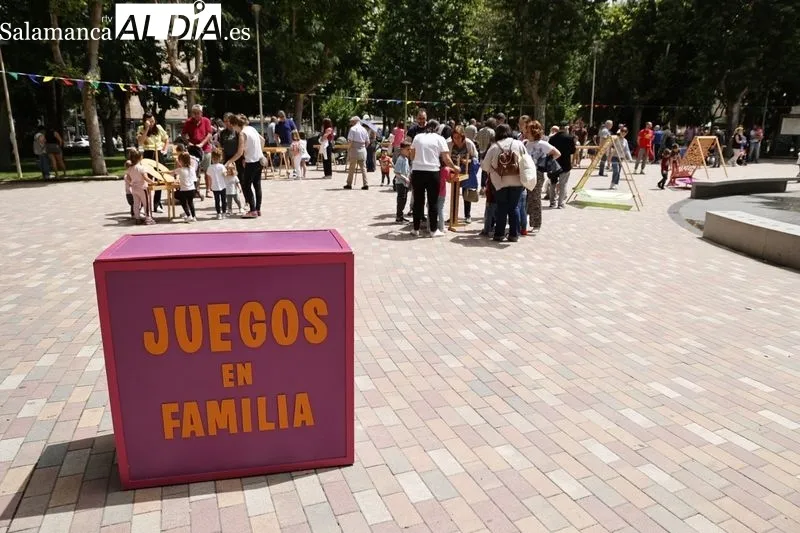 Juegos en el parque de La Alamedilla. Fotos: David Sañudo