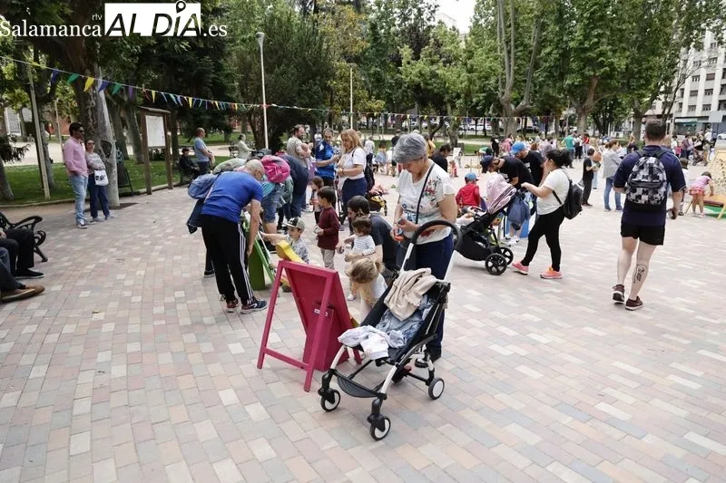 Juegos en el parque de La Alamedilla. Fotos: David Sañudo