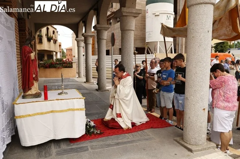 Procesión del Corpus en Carbajosa de la Sagrada. Fotos: David Sañudo