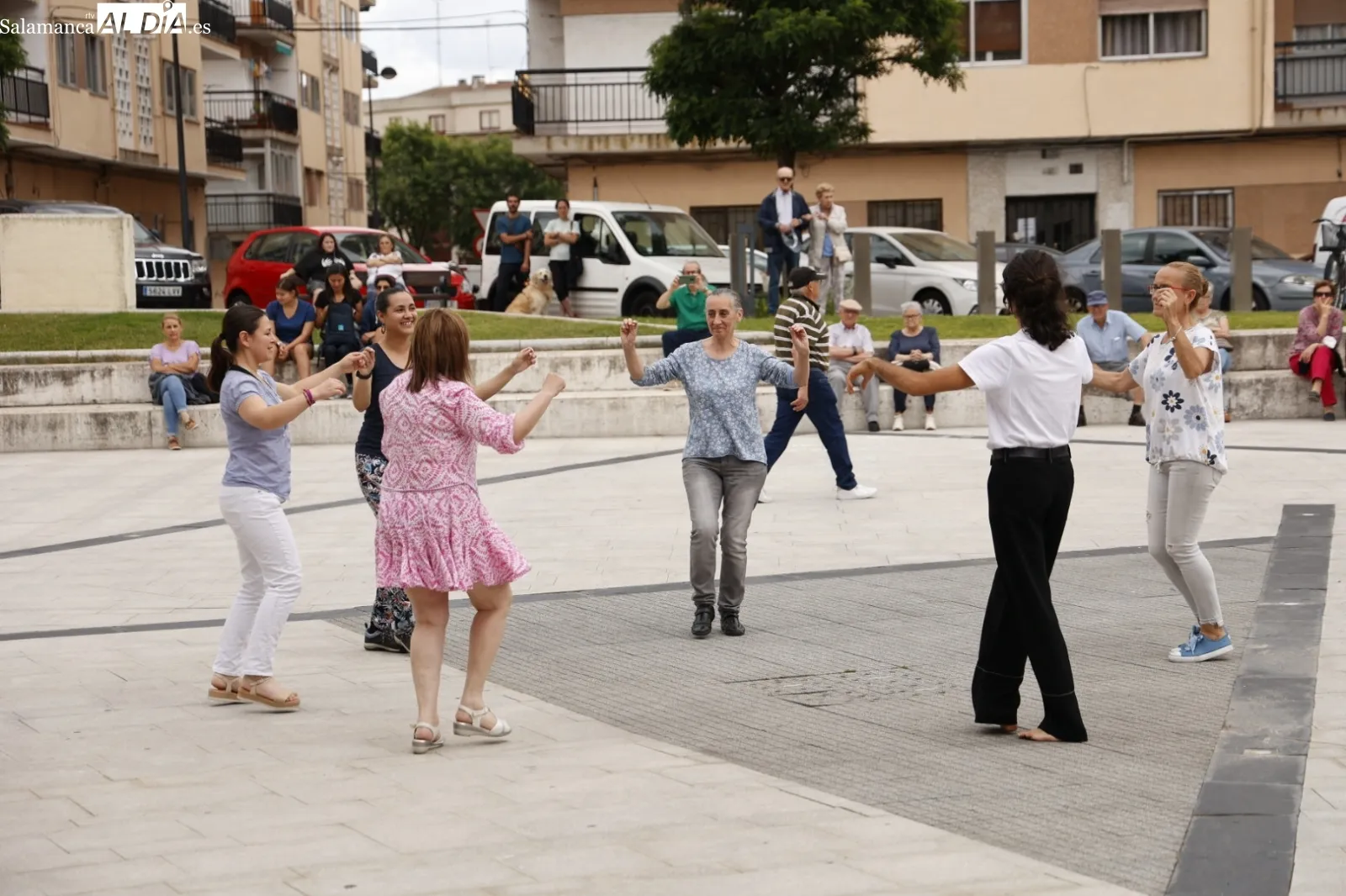 Bailes tradicionales en la plaza Trujillo. Fotos: David Sañudo