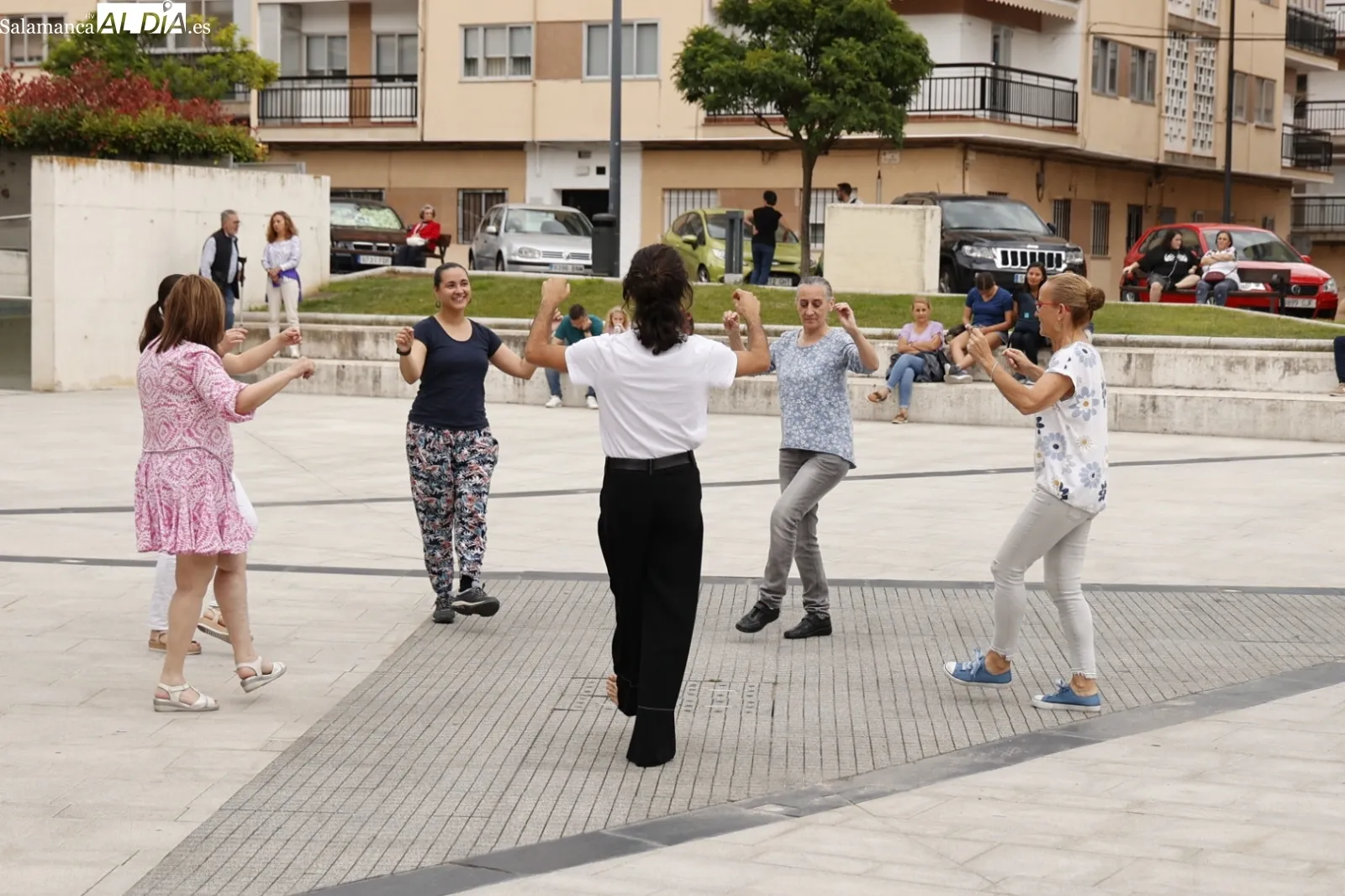 Bailes tradicionales en la plaza Trujillo. Fotos: David Sañudo