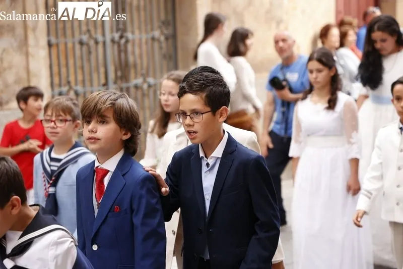 Eucaristía y procesión del Corpus en Salamanca. Fotos: David Sañudo