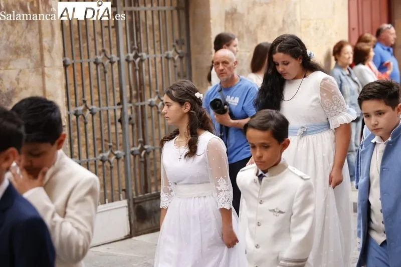 Eucaristía y procesión del Corpus en Salamanca. Fotos: David Sañudo