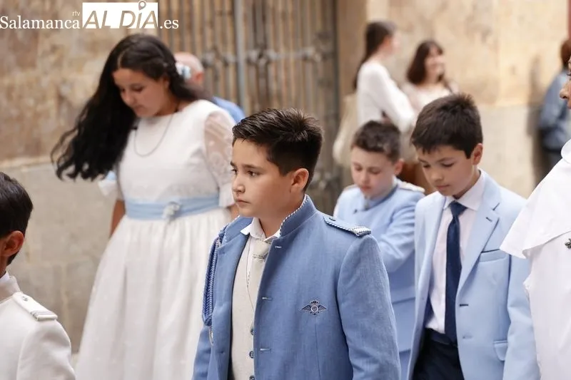 Eucaristía y procesión del Corpus en Salamanca. Fotos: David Sañudo