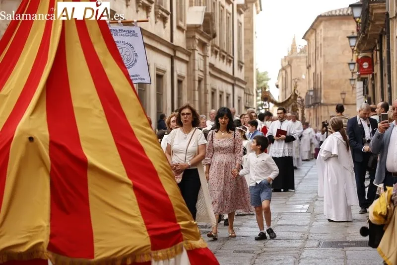 Eucaristía y procesión del Corpus en Salamanca. Fotos: David Sañudo