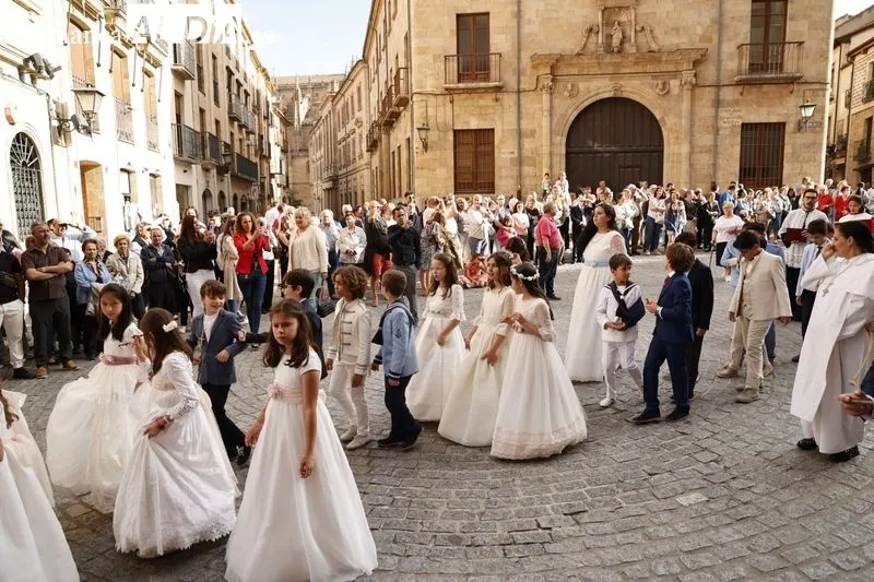 Eucaristía y procesión del Corpus en Salamanca. Fotos: David Sañudo