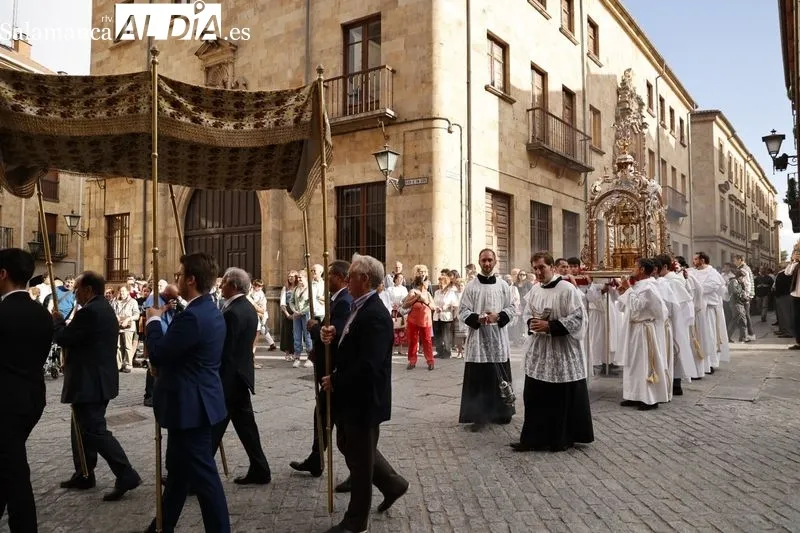 Eucaristía y procesión del Corpus en Salamanca. Fotos: David Sañudo