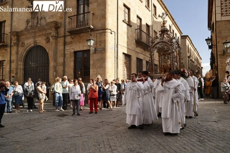 Eucaristía y procesión del Corpus en Salamanca. Fotos: David Sañudo