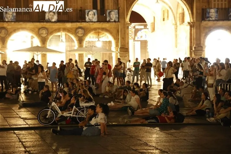 Espectáculo de proyecciones en la Plaza Mayor. Fotos: David Sañudo