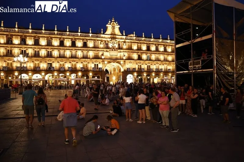 Foto 3 - La Plaza Mayor pone el colof&oacute;n al FACYL 2023 con Videomapping
