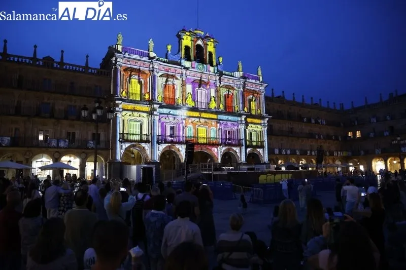 Foto 13 - La Plaza Mayor pone el colof&oacute;n al FACYL 2023 con Videomapping