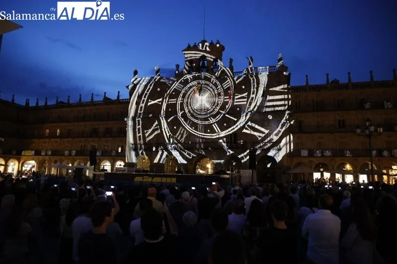 Foto 21 - La Plaza Mayor pone el colof&oacute;n al FACYL 2023 con Videomapping