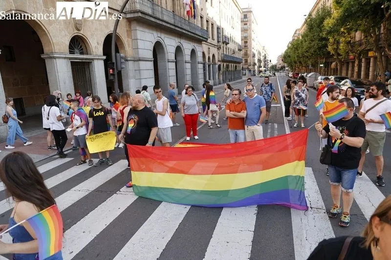 Foto 8 - Manifestaci&oacute;n: la Gran V&iacute;a se llena de banderas LGTBI+
