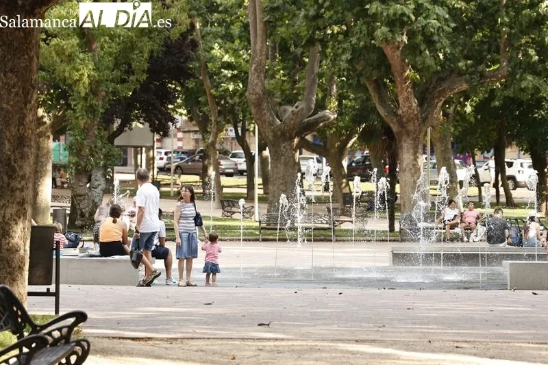 Foto 13 - Los salmantinos sufren el calor y el bochorno en la tarde de este domingo