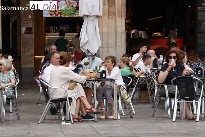 Foto 30 - Los salmantinos sufren el calor y el bochorno en la tarde de este domingo