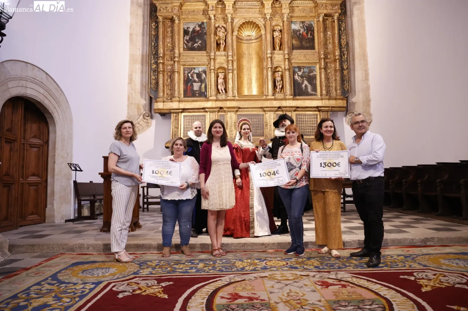 Foto 4 - Las asociaciones reciben la recaudaci&oacute;n por los eventos solidarios del Festival Siglo de Oro
