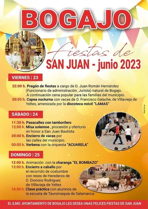 Foto 2 - Bogajo se prepara para celebrar unas fiestas de San Juan de lo m&aacute;s taurinas