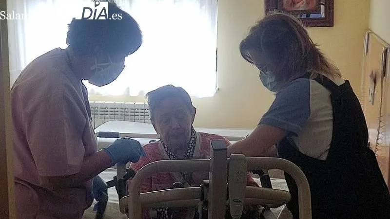 Las alumnas han trabajado con los internos de las dos residencias de Lumbrales