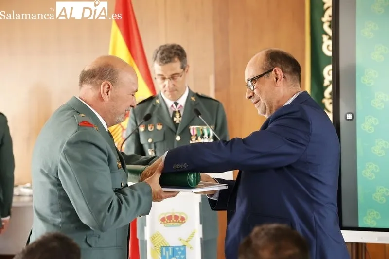 Celebración en la Comandancia de Salamanca del 179 aniversario de la Fundación del Cuerpo de la Guardia Civil. Foto de David Sañudo