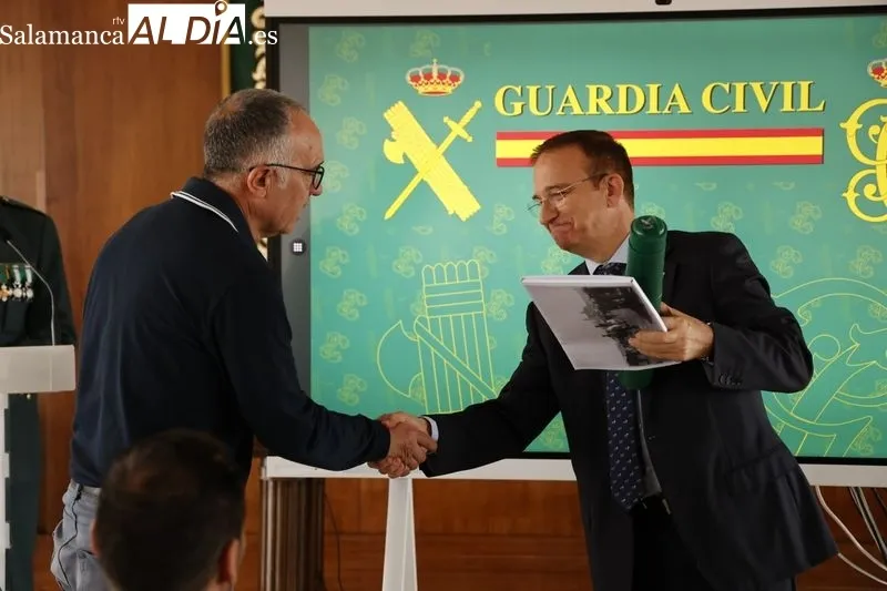 Celebración en la Comandancia de Salamanca del 179 aniversario de la Fundación del Cuerpo de la Guardia Civil. Foto de David Sañudo
