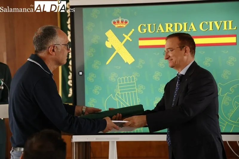 Celebración en la Comandancia de Salamanca del 179 aniversario de la Fundación del Cuerpo de la Guardia Civil. Foto de David Sañudo