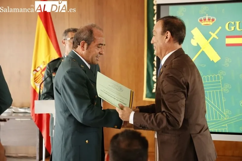 Celebración en la Comandancia de Salamanca del 179 aniversario de la Fundación del Cuerpo de la Guardia Civil. Foto de David Sañudo