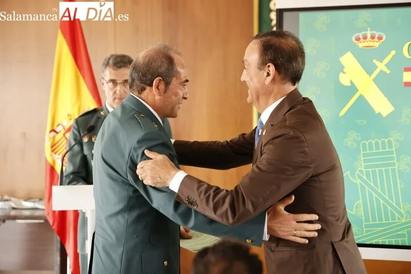 Celebración en la Comandancia de Salamanca del 179 aniversario de la Fundación del Cuerpo de la Guardia Civil. Foto de David Sañudo