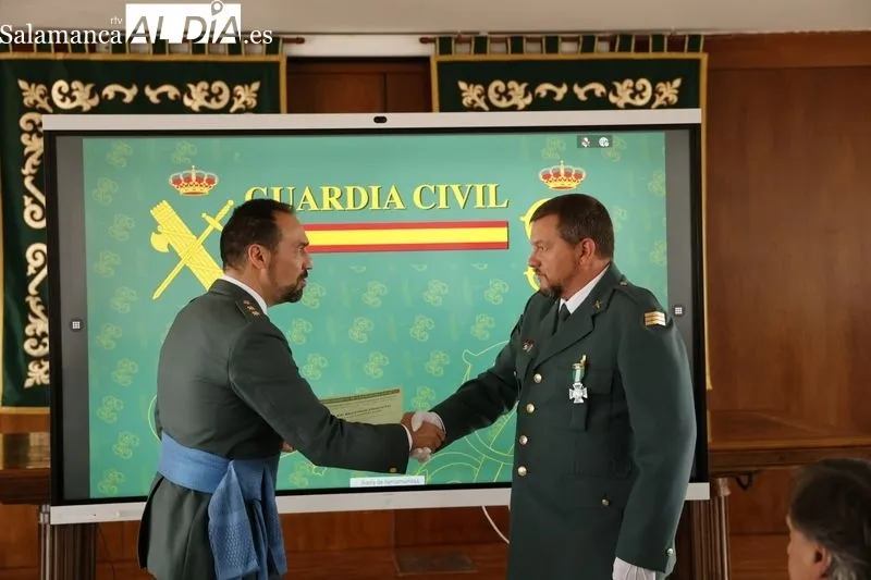 Celebración en la Comandancia de Salamanca del 179 aniversario de la Fundación del Cuerpo de la Guardia Civil. Foto de David Sañudo