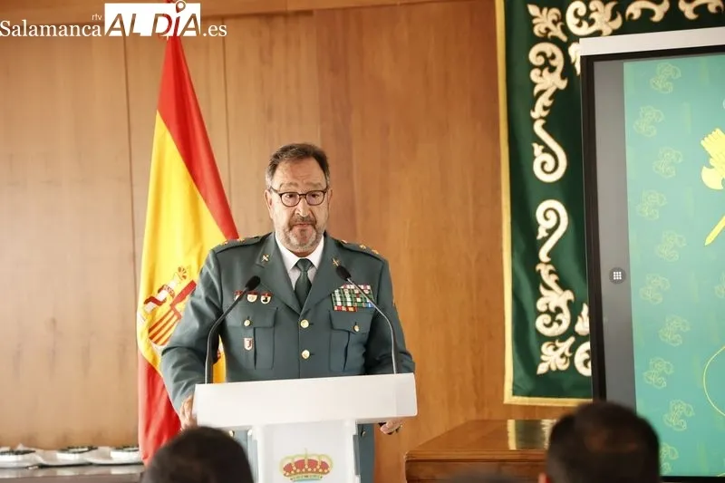 Celebración en la Comandancia de Salamanca del 179 aniversario de la Fundación del Cuerpo de la Guardia Civil. Foto de David Sañudo