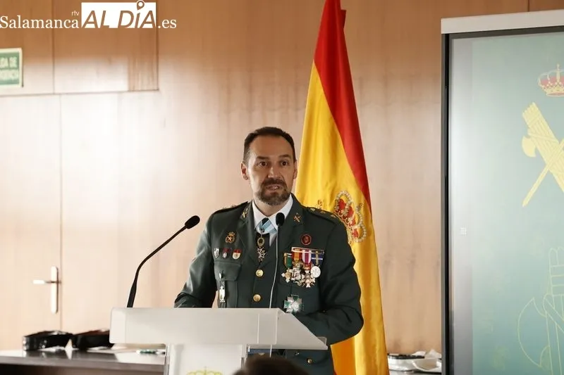 Celebración en la Comandancia de Salamanca del 179 aniversario de la Fundación del Cuerpo de la Guardia Civil. Foto de David Sañudo