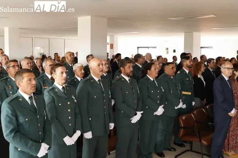 Celebración en la Comandancia de Salamanca del 179 aniversario de la Fundación del Cuerpo de la Guardia Civil. Foto de David Sañudo